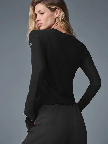 تیشرت آستین بلند کبریتی ALO