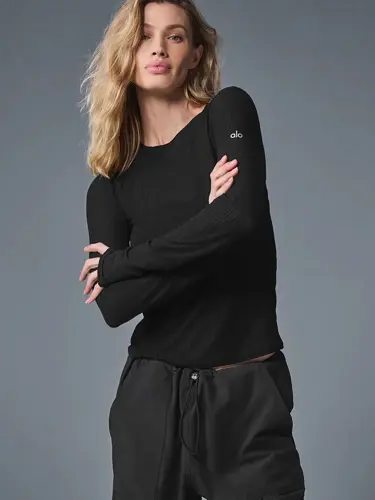 تیشرت آستین بلند کبریتی ALO