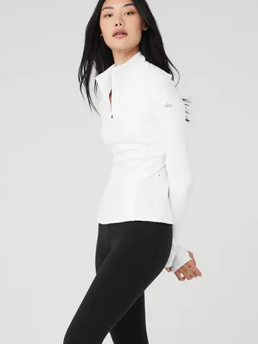 تیشرت آستین بلند نیم زیپ ALO