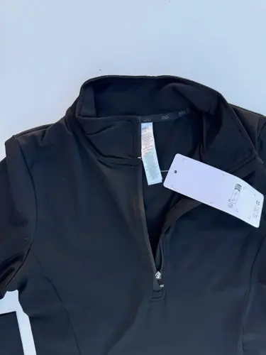 تیشرت آستین بلند نیم زیپ ALO