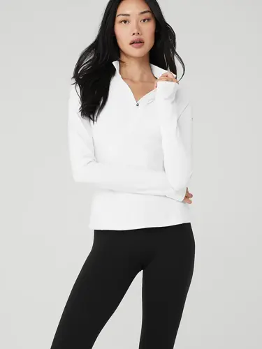 تیشرت آستین بلند نیم زیپ ALO