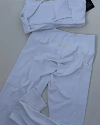 ست نیمتنه لگ چین دار BO&TEE
