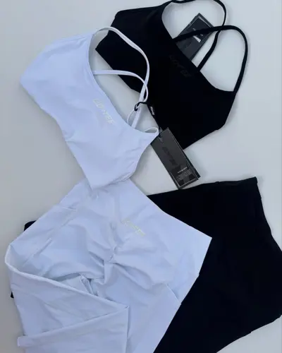 ست نیمتنه لگ چین دار BO&TEE