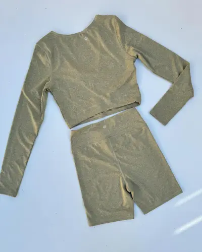 ست کراپ شورتک Lululemon