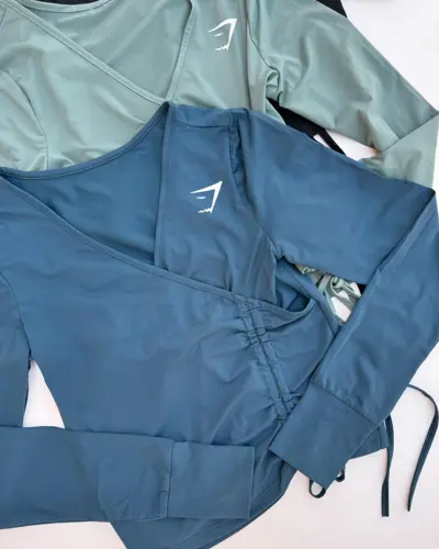کراپ آستین فینگردار Gymshark