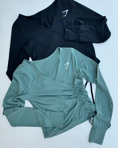 کراپ آستین فینگردار Gymshark