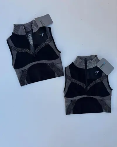 کراپ زیپدار Gymshark