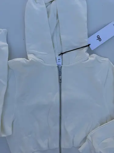 کراپ هودی فول زیپ ALO