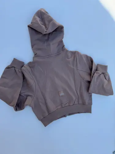 کراپ هودی فول زیپ ALO