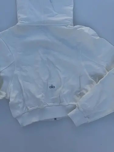 کراپ هودی فول زیپ ALO