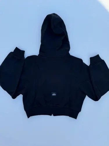 کراپ هودی فول زیپ ALO