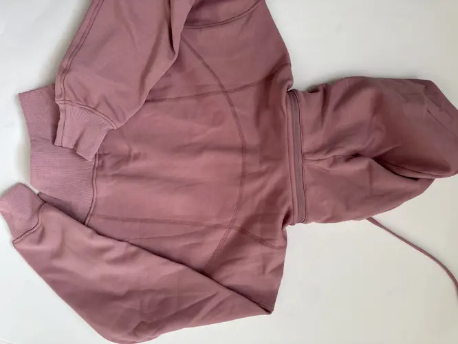 کراپ هودی فول زیپ Lululemon