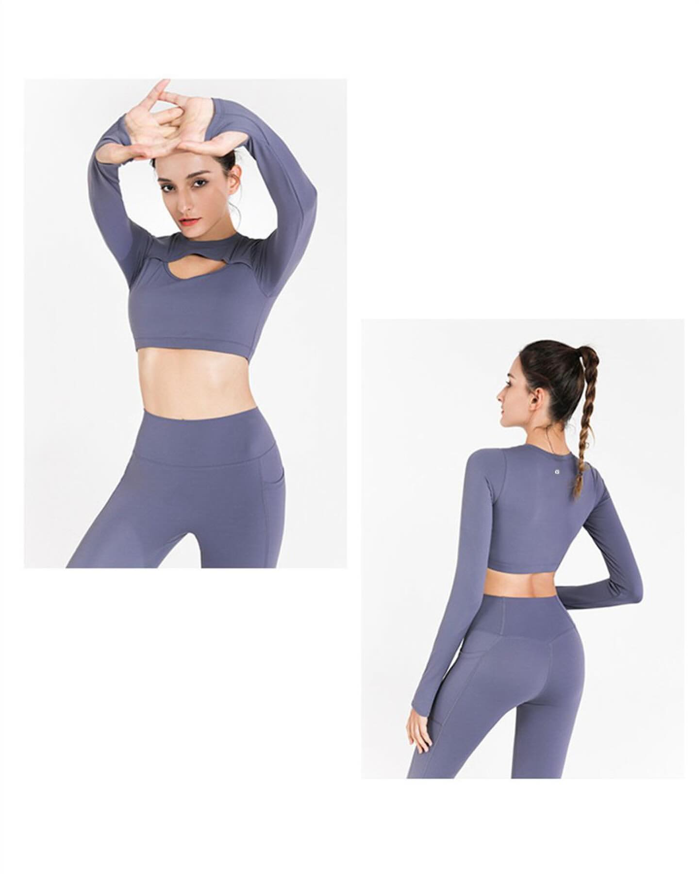 کراپ آستین فینگردار Lululemon