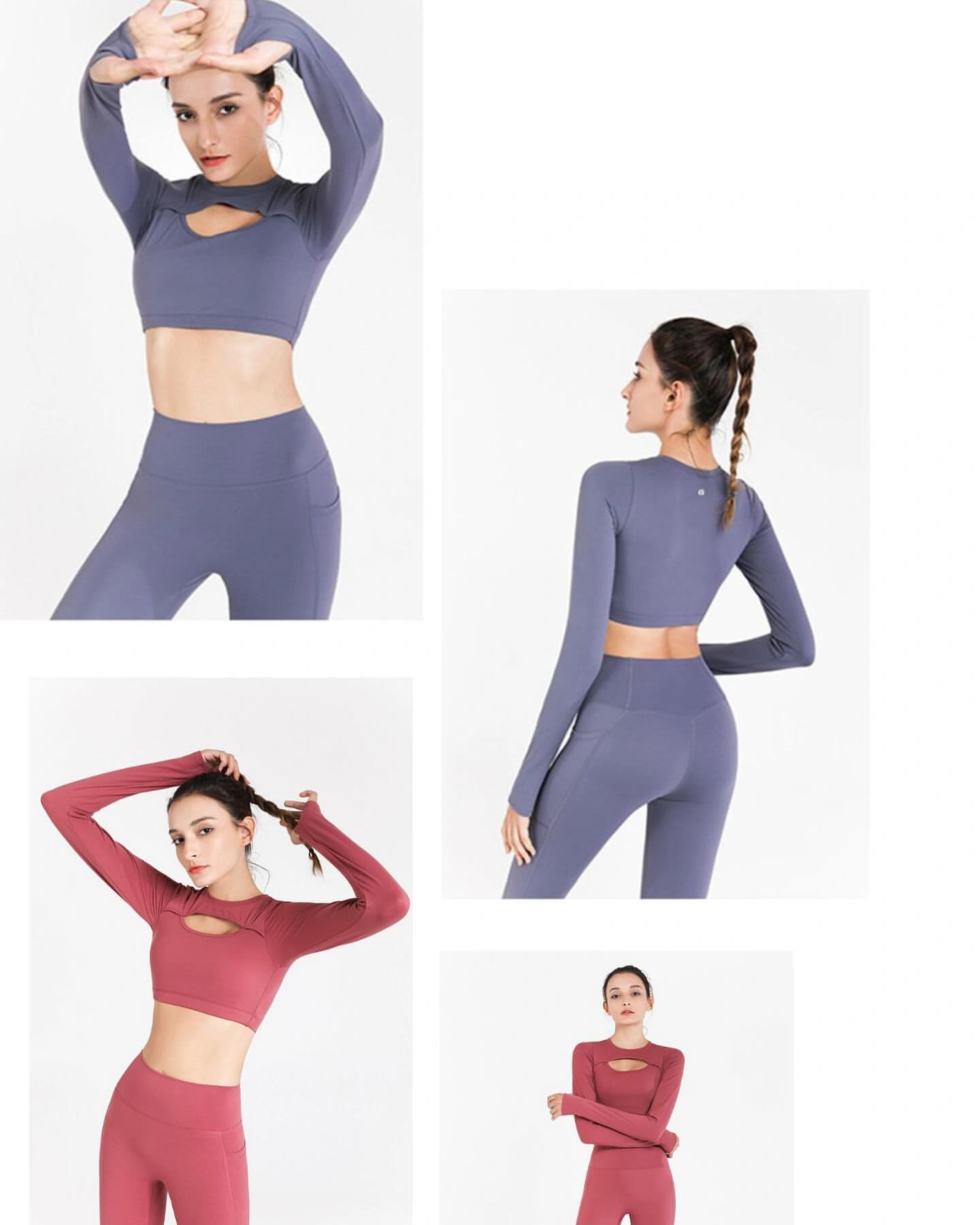 کراپ آستین فینگردار Lululemon