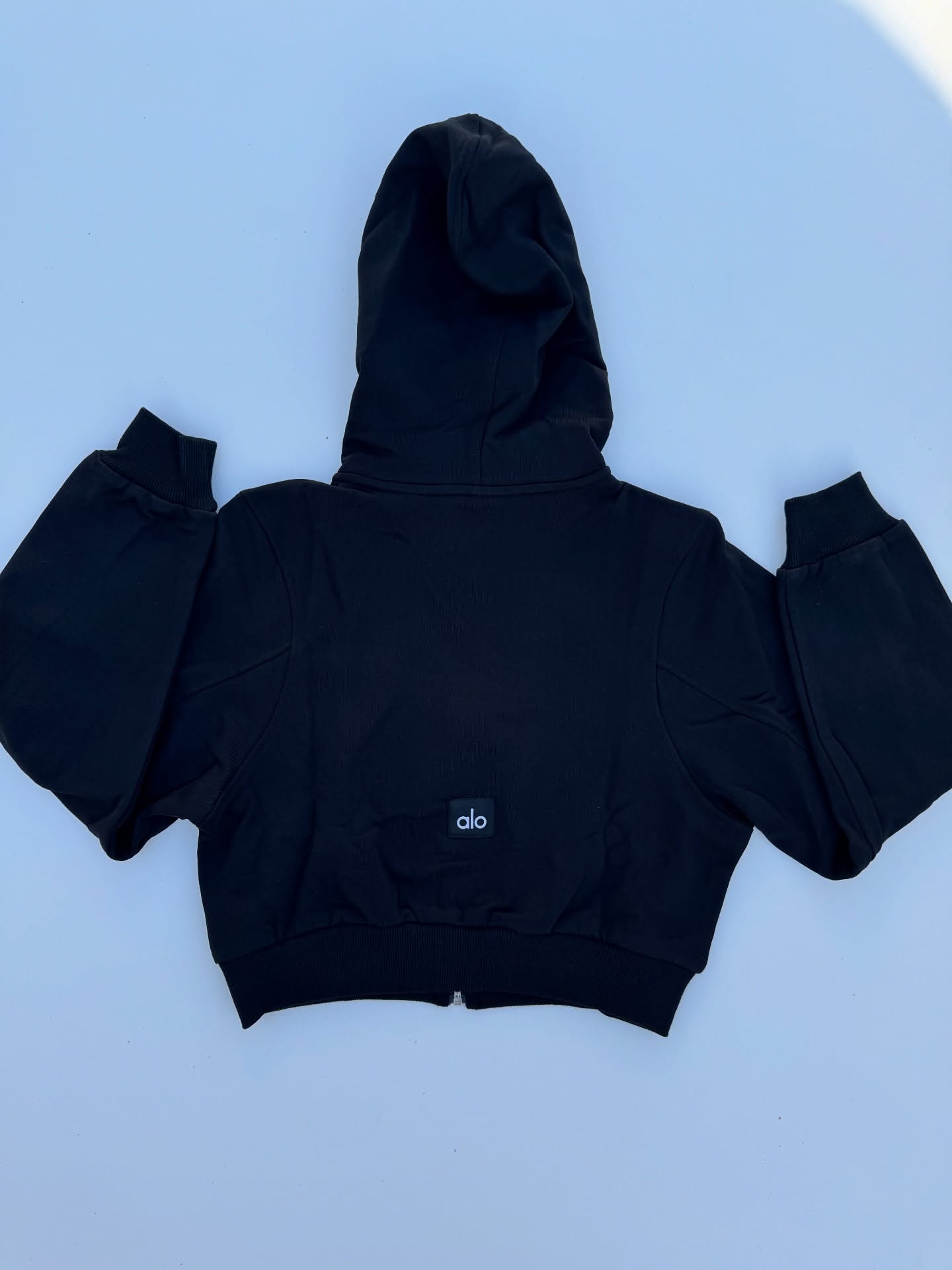 کراپ هودی فول زیپ ALO