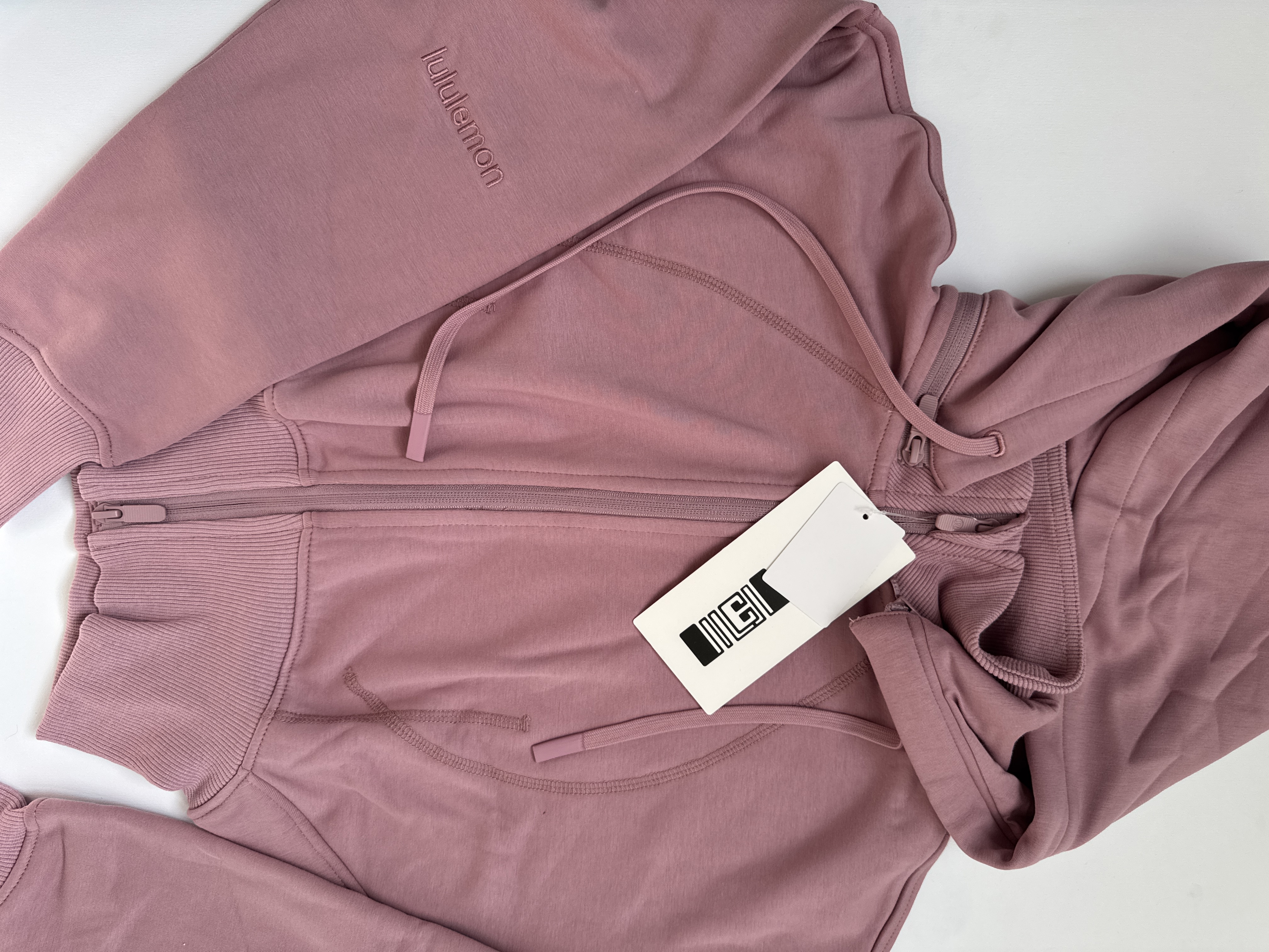 کراپ هودی فول زیپ Lululemon