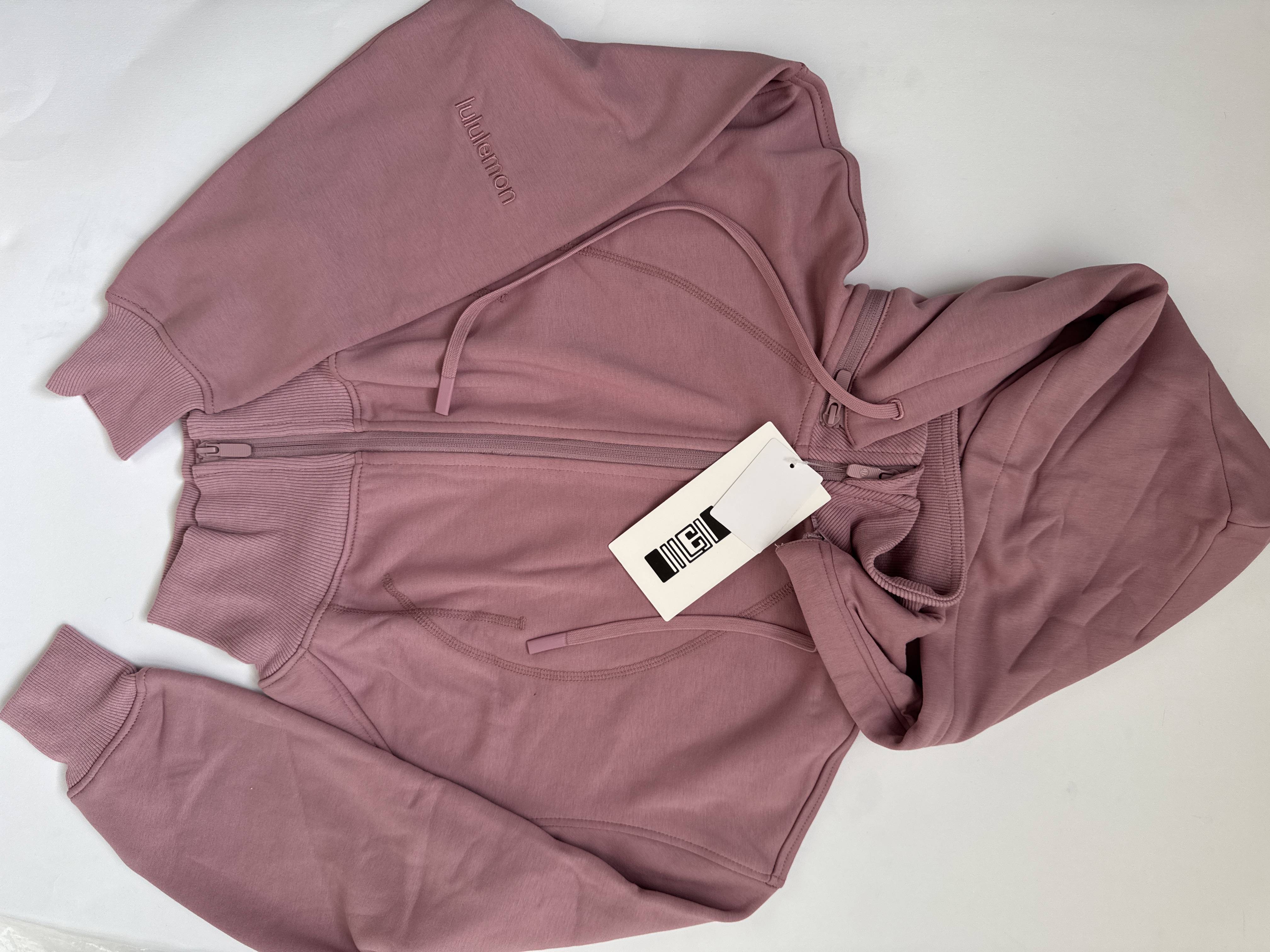 کراپ هودی فول زیپ Lululemon