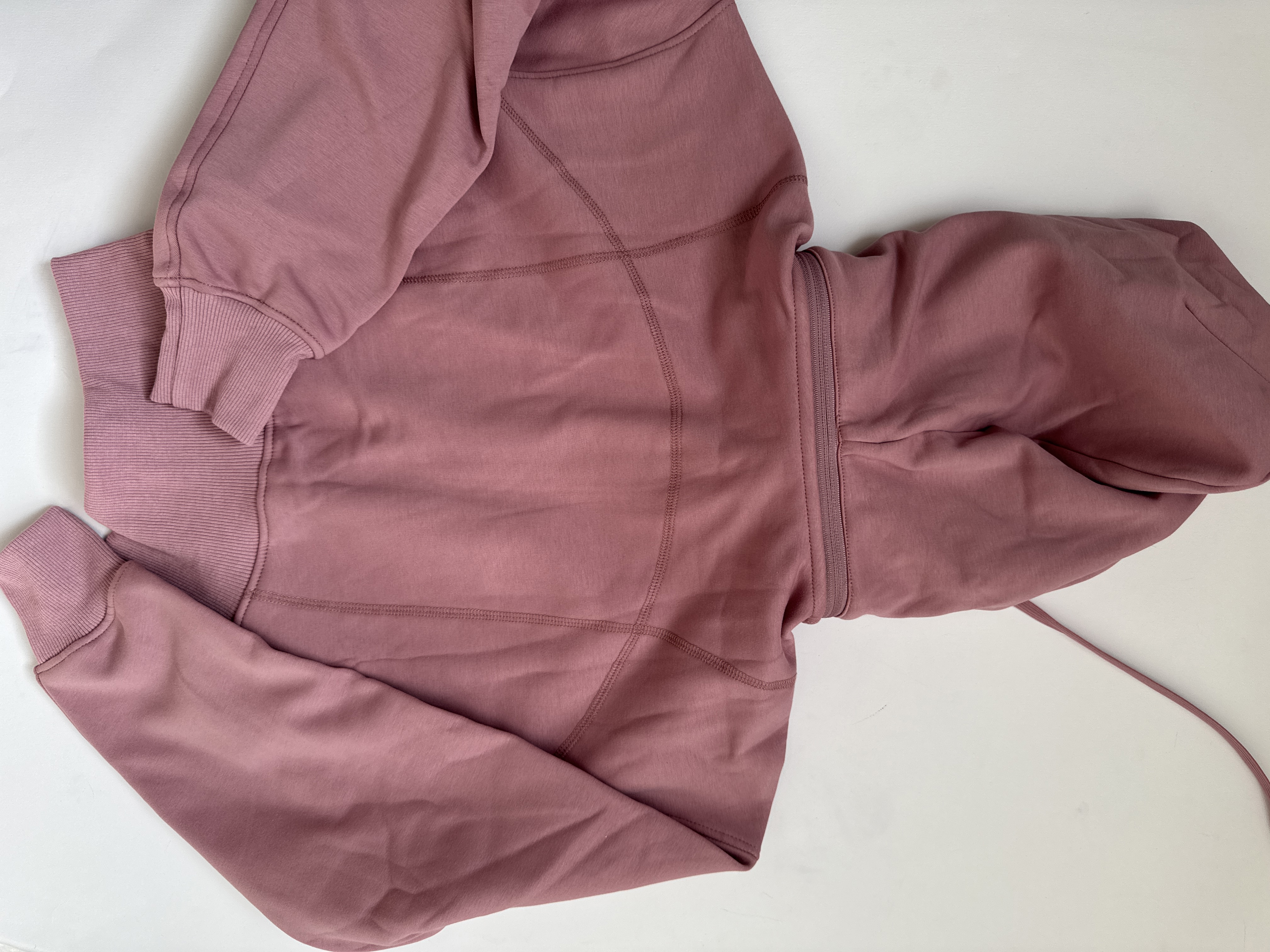 کراپ هودی فول زیپ Lululemon